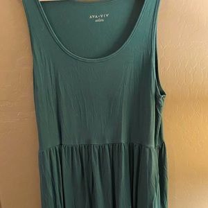 Ava and Viv long sleeveless maxi dress